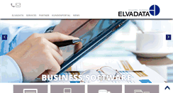 Desktop Screenshot of elvadata.ch
